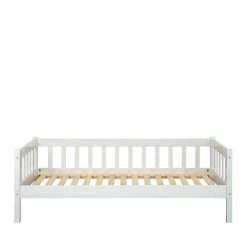 100x70x209 Skandi Holzbett In Weiß - Beato -Valganios Sales 100x70x209 skandi holzbett in weiss aus kiefer inklusive lattenrost beato 04