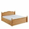 180x200 Landhaus Bett Mit Stauraum - Ulderan 1 180x200 Landhaus Bett Mit Stauraum - Ulderan -Valganios Sales 180x200 landhaus bett mit stauraum aus kiefer massivholz ulderan f