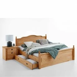 180x200 Landhaus Bettanlage Aus Kiefer - Ulderan (dreiteilig) -Valganios Sales 180x200 landhaus bettanlage aus kiefer in laugenfarben ulderan 02