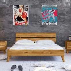 190cm Unterlänge Wildeiche Holzbett Geölt - Eavy -Valganios Sales 190cm unterlaenge wildeiche holzbett geoelt in 8 breiten bis 200cm eavy 02