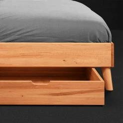 210cm Langes Bett Für Dachzimmer - Junola V 4 210cm Langes Bett Für Dachzimmer - Junola V -Valganios Sales 210cm langes bett fuer dachzimmer aus kernbuche inkl bettkaesten junola v 02