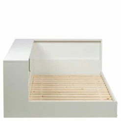 90x200 Einzelbett Mit Schiebetür Stauraum - Venatio 5 90x200 Einzelbett Mit Schiebetür Stauraum - Venatio -Valganios Sales 90x200 einzelbett mit schiebetuer stauraum in weiss aus kiefer massiv venatio 03