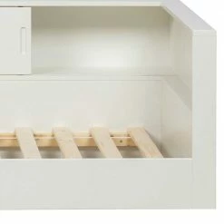 90x200 Einzelbett Mit Schiebetür Stauraum - Venatio 7 90x200 Einzelbett Mit Schiebetür Stauraum - Venatio -Valganios Sales 90x200 einzelbett mit schiebetuer stauraum in weiss aus kiefer massiv venatio 05