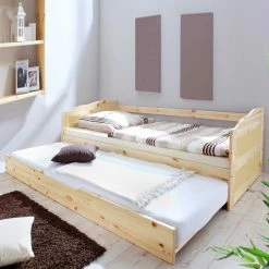 Ausziehbett Tropinica Aus Kiefer Massivholz -Valganios Sales ausziehbett kiefer massivholz 90x200 tropinica html 04