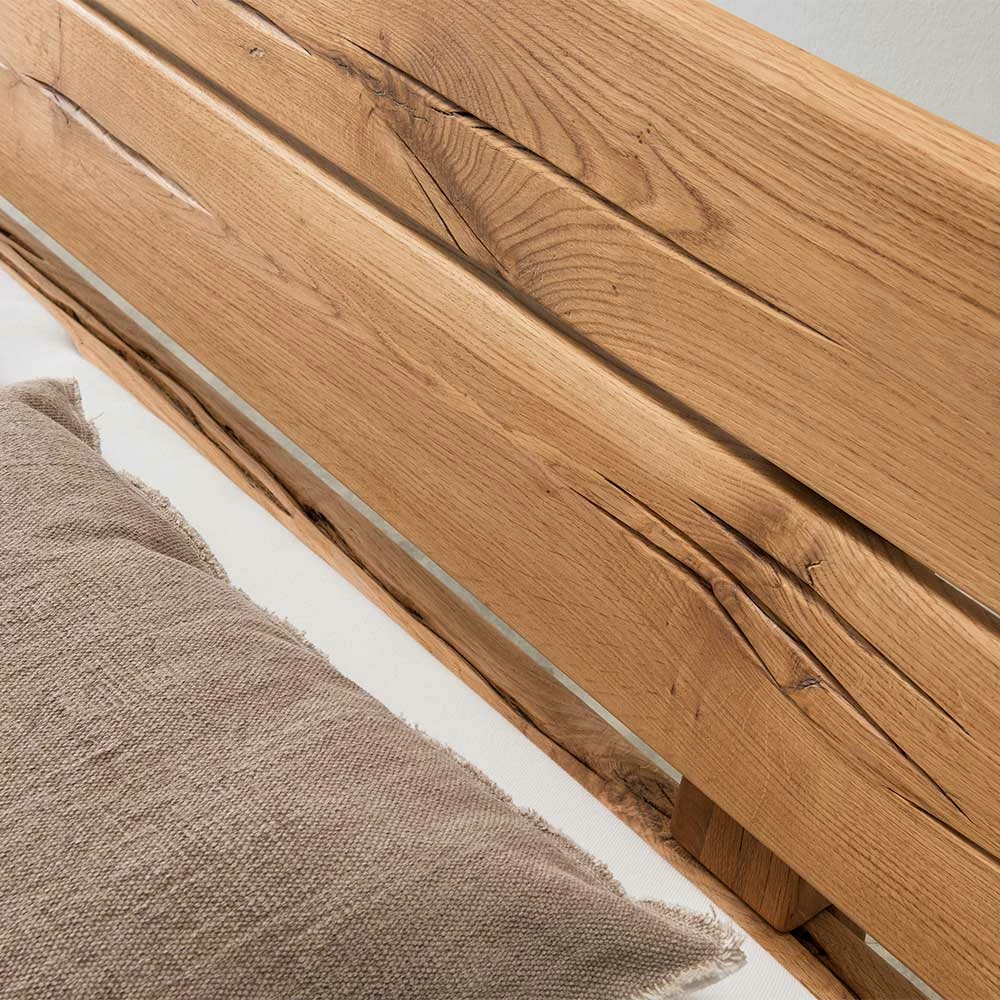 Balken Massivholzbett aus Eiche - Tilla Balken Massivholzbett Aus Eiche - Tilla -Valganios Sales balken massivholzbett aus eiche mit buegelbeinen rustikal modern tilla 03