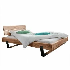 Balkenbett Aus Eiche Mit Kufen - Felictia