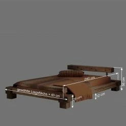 Bett Termi In Balken Optik -Valganios Sales bett balken optik akazie massivholz termi html be