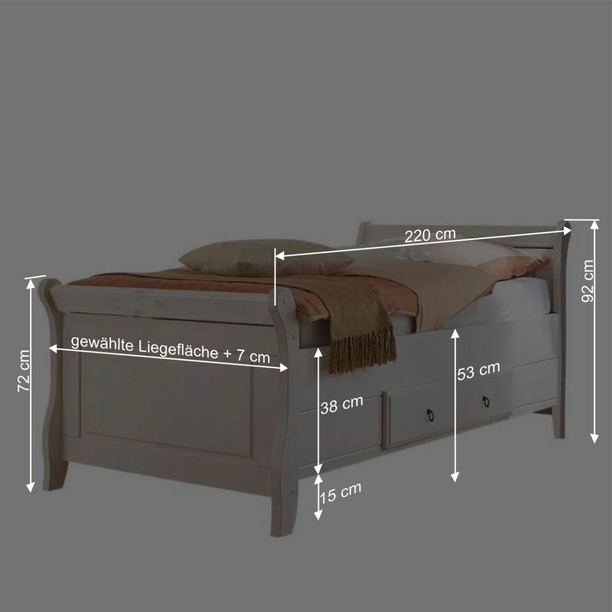 Bett Kazanova Mit Komforthöhe 7 Bett Kazanova Mit Komforthöhe – Bild 5