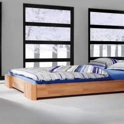 Bett Tulagan Ohne Kopfteil -Valganios Sales bett kopfteil buche massivholz tulagan html 02