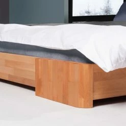 Bett Tulagan Ohne Kopfteil -Valganios Sales bett kopfteil buche massivholz tulagan html 04