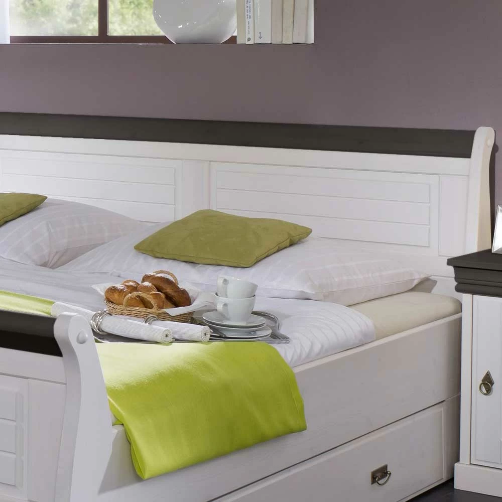 Bett Pisino im Landhausstil Bett Pisino Im Landhausstil -Valganios Sales bett landhausstil weiss pisino html 03