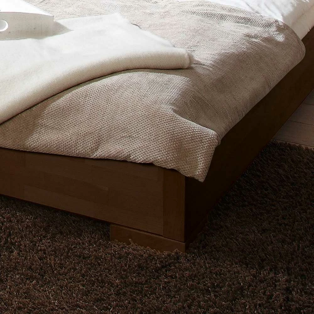 Bett Mircao in Nussbaumfarben Bett Mircao In Nussbaumfarben -Valganios Sales bett nussbaumfarben buche massiv mircao 03