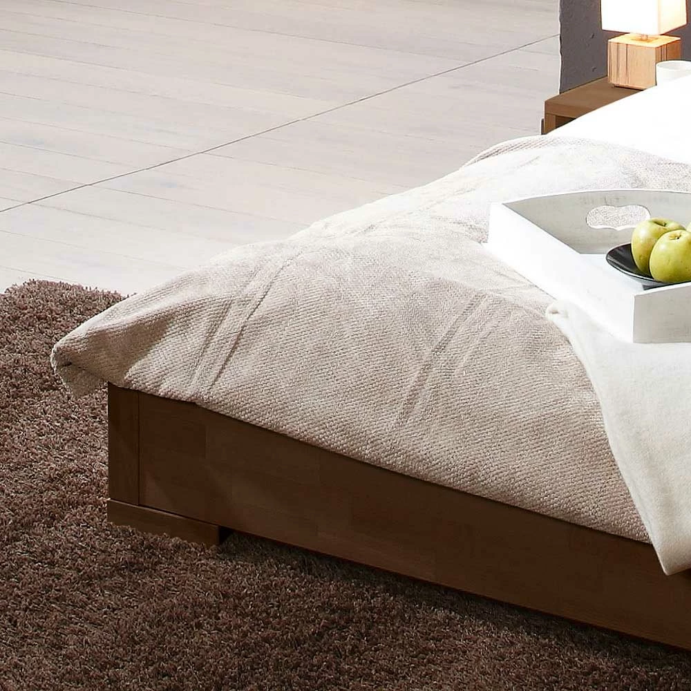 Bett Mircao in Nussbaumfarben Bett Mircao In Nussbaumfarben -Valganios Sales bett nussbaumfarben buche massiv mircao 04