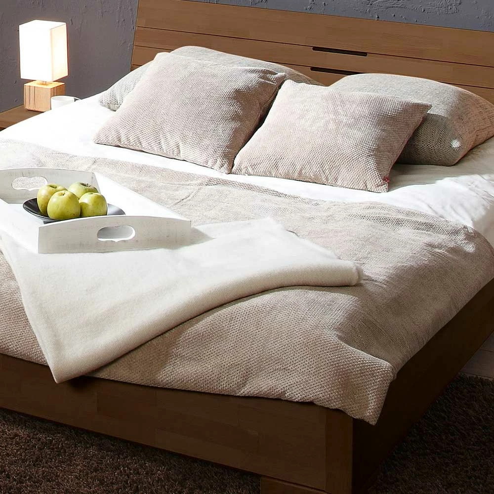 Bett Mircao in Nussbaumfarben Bett Mircao In Nussbaumfarben -Valganios Sales bett nussbaumfarben buche massiv mircao 05