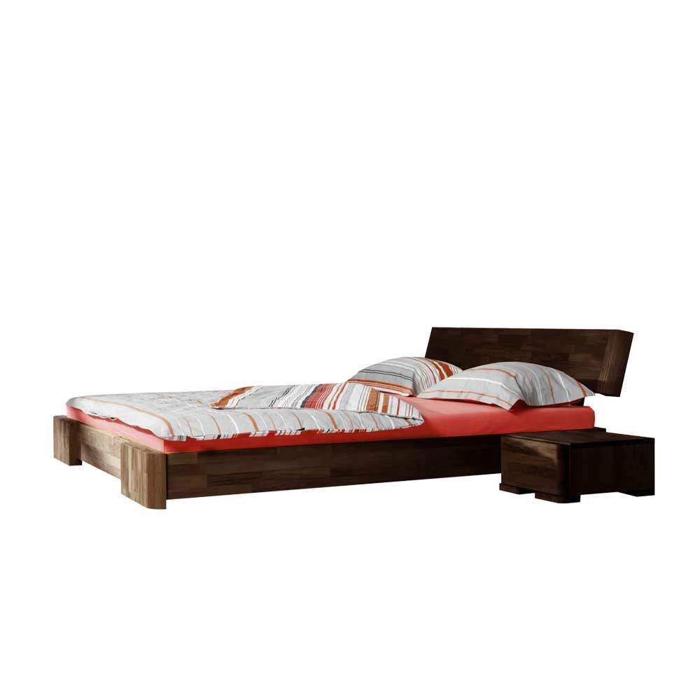 Bett Tunar in Nussbaumfarben lackiert Bett Tunar In Nussbaumfarben Lackiert -Valganios Sales bett nussbaumfarben lackiert buche massivholz tunar html f