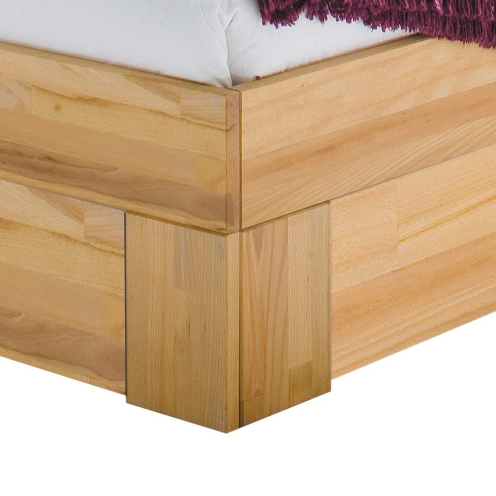 Bett Agacina mit Schubkästen (dreiteilig) Bett Agacina Mit Schubkästen (dreiteilig) -Valganios Sales bett schubkaesten kernbuche massivholz agacina 02