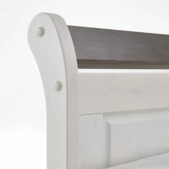 Bett Caneon In Weiß Grau -Valganios Sales bett weiss grau landhaus design caneon 03