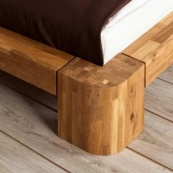 Bett Phelix Aus Wildeiche Massivholz -Valganios Sales bett wildeiche massivholz ohne kopfteil phelix html 03