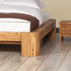 Bett Phelix Aus Wildeiche Massivholz -Valganios Sales bett wildeiche massivholz ohne kopfteil phelix html 04