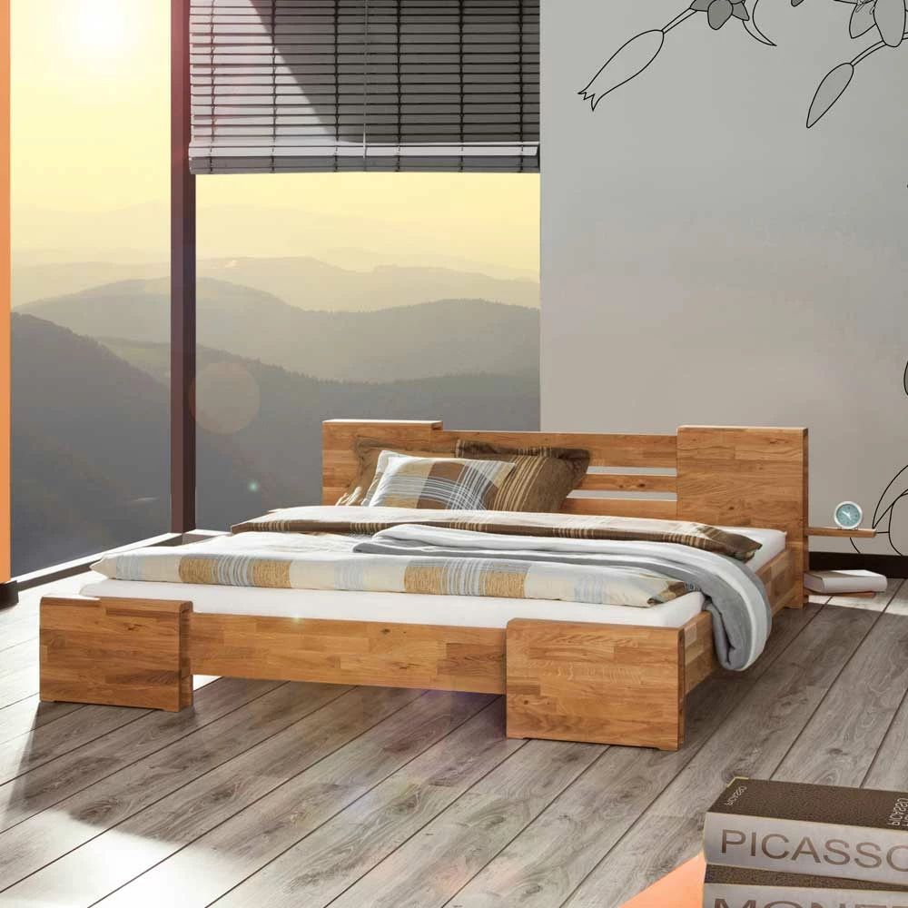 Bett Pegro aus Wildeiche Massivholz Bett Pegro Aus Wildeiche Massivholz -Valganios Sales bett wildeiche massivholz stauraum pegro html 01