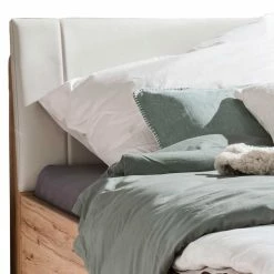 Bettgestell & Nachtkommoden Set - Krofun (dreiteilig) -Valganios Sales bettgestell nachtkommoden set aus kernbuche teilmassiv kunstleder krofun 04