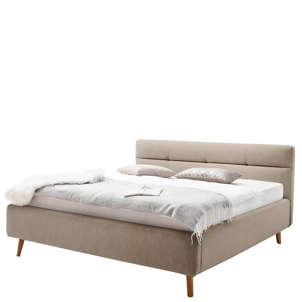 Bettkasten Polsterbett in Beige & Eiche - Stroy Bettkasten Polsterbett In Beige & Eiche - Stroy -Valganios Sales bettkasten polsterbett in beige eiche 160x200 oder 180x200 stroy f