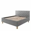 Bettkasten Polsterbett ZB In 160x200 Cm - Onita -Valganios Sales bettkasten polsterbett zb in 160x200 cm in hellgrau eiche onita f