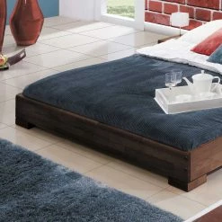 Buche Bett Urvena In Nussbaumfarben -Valganios Sales buche bett nussbaumfarben ohne kopfteil urvena html 03