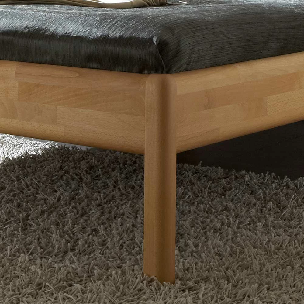 Buchenholz Bett mit 26cm Bodenfreiheit - Berris Buchenholz Bett Mit 26cm Bodenfreiheit - Berris -Valganios Sales buchenholz bett mit 26cm bodenfreiheit komforteinstieg 44cm berris 03
