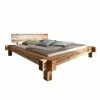Charmantes Wildeiche Bett Mit Balken Rahmen - Satton -Valganios Sales charmantes wildeiche bett mit balken rahmen 140x200 bis 200x200 satton f