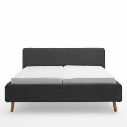 Cord Polsterbett In Anthrazit - Luisa 5 Cord Polsterbett In Anthrazit - Luisa -Valganios Sales cord polsterbett in anthrazit mit bettbeinen aus eiche massiv luisa 03