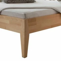 Design Buchenholz Bett 90x200 - 200x200 - Smenas -Valganios Sales design buchenholz bett 90x200 200x200 mit kopfteil smenas 02