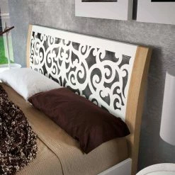 Designerbett Briola In Weiß Metall 6 Designerbett Briola In Weiß Metall -Valganios Sales designerbett weiss metall eiche bianco briola 05