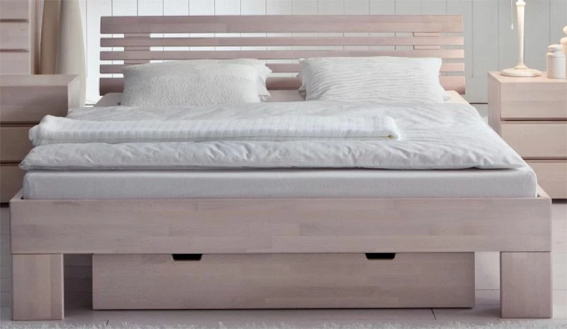 Doppelbett Harrison aus Buche Massivholz Doppelbett Harrison Aus Buche Massivholz -Valganios Sales doppelbett buche massivholz bettkasten harrison