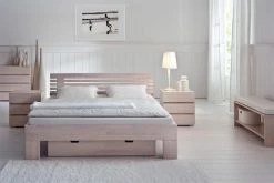 Doppelbett Harrison Aus Buche Massivholz 7 Doppelbett Harrison Aus Buche Massivholz -Valganios Sales doppelbett buche massivholz bettkasten harrison 04