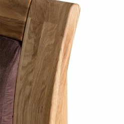 Doppelbett Silijon Aus Eiche -Valganios Sales doppelbett eiche mit gepolstertem kopfteil silijon 03