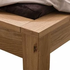 Doppelbett Silijon Aus Eiche -Valganios Sales doppelbett eiche mit gepolstertem kopfteil silijon 04