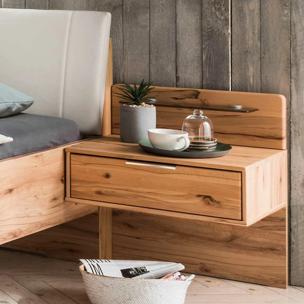 Doppelbett im Set mit Nachtkommoden - Krofun (dreiteilig) Doppelbett Im Set Mit Nachtkommoden - Krofun (dreiteilig) -Valganios Sales doppelbett im set mit nachtkommoden aus massivholz kunstleder krofun 05