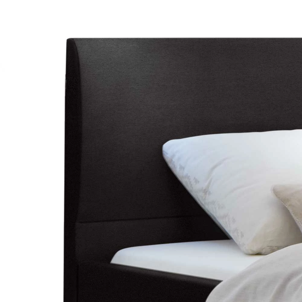 Dunkelgraues Polsterbett in 160x200 cm - Fanandro Dunkelgraues Polsterbett In 160x200 Cm - Fanandro -Valganios Sales dunkelgraues polsterbett in 160x200 cm mit holzfuessen aus kernbuche fanandro 02