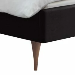 Dunkelgraues Polsterbett In 160x200 Cm - Fanandro 6 Dunkelgraues Polsterbett In 160x200 Cm - Fanandro -Valganios Sales dunkelgraues polsterbett in 160x200 cm mit holzfuessen aus kernbuche fanandro 04