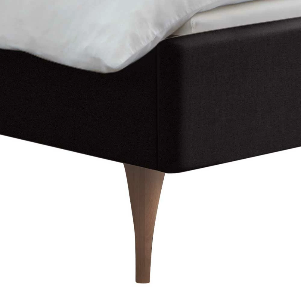 Dunkelgraues Polsterbett in 160x200 cm - Fanandro Dunkelgraues Polsterbett In 160x200 Cm - Fanandro -Valganios Sales dunkelgraues polsterbett in 160x200 cm mit holzfuessen aus kernbuche fanandro 04