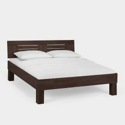 Dunkles Massivholz Bett Ceolata In Buche Wenge Lackiert -Valganios Sales dunkles massivholz bett buche wenge lackiert sieben breiten 200cm oder 220cm lang ceolata 02