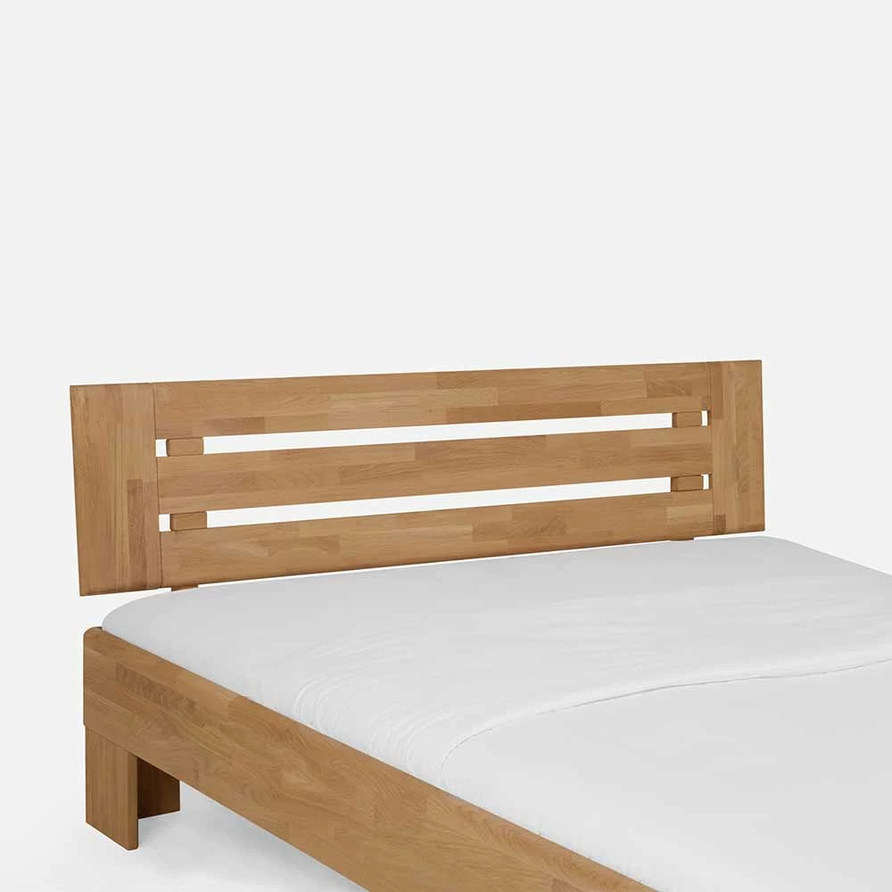 Echtholzbett Eletta aus Wildeiche Massivholz Echtholzbett Eletta Aus Wildeiche Massivholz -Valganios Sales echtholzbett aus wildeiche massivholz mit elegantem kopfteil eletta 04