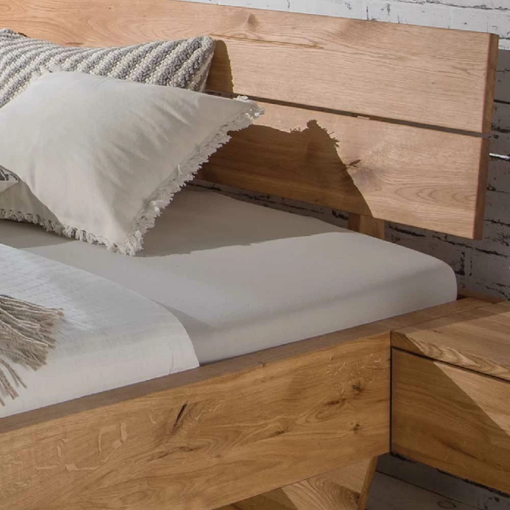 Edles Doppelbettgestell aus Wildeiche - Smiralda Edles Doppelbettgestell Aus Wildeiche - Smiralda -Valganios Sales edles doppelbettgestell aus wildeiche massivholz zb in 180x200 smiralda 02