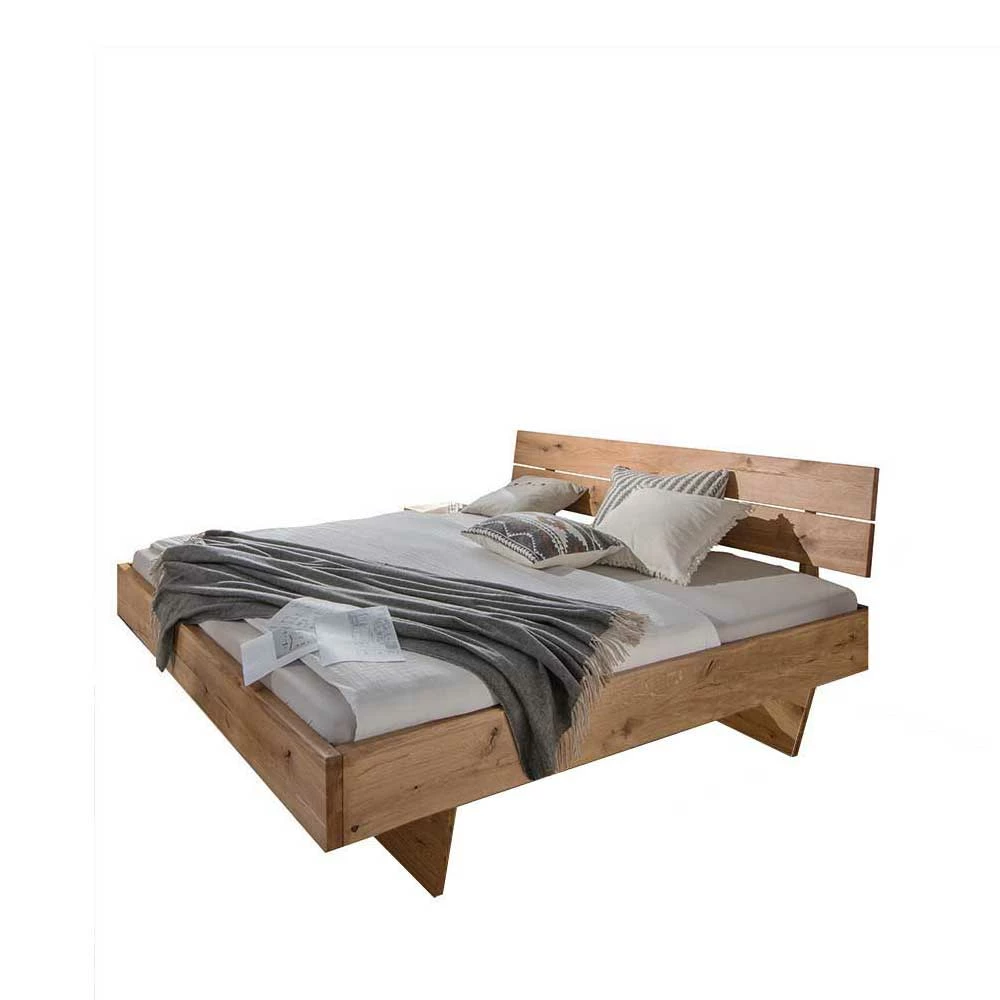 Edles Doppelbettgestell aus Wildeiche - Smiralda Edles Doppelbettgestell Aus Wildeiche - Smiralda -Valganios Sales edles doppelbettgestell aus wildeiche massivholz zb in 180x200 smiralda f
