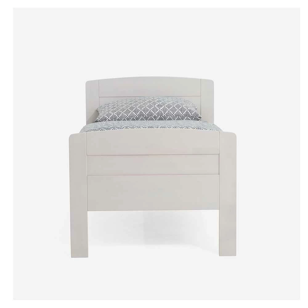 Einzelbett Marius aus Buche Massivholz (zweiteilig) Einzelbett Marius Aus Buche Massivholz (zweiteilig) -Valganios Sales einzelbett aus buche massivholz in weiss mit nachttisch im set marius 03