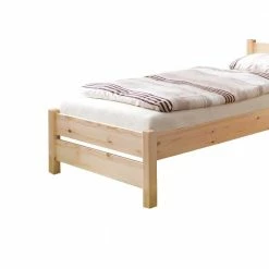Einzelbett Jeff Aus Kiefer Massivholz -Valganios Sales einzelbett kiefer massivholz landhausstil jeff 02