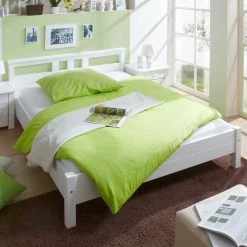 Einzelbett Lightning Aus Kiefer Massivholz -Valganios Sales einzelbett kiefer massivholz weiss lightning 04