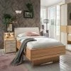 Einzelbett & Nachtkommode Als Set - Emdsiva (zweiteilig) 2 Einzelbett & Nachtkommode Als Set - Emdsiva (zweiteilig) -Valganios Sales einzelbett nachtkommode als set modern in beige eiche emdsiva 01