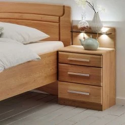 Einzelbett & Nachtkommode In Eiche - Sendician (zweiteilig) 7 Einzelbett & Nachtkommode In Eiche - Sendician (zweiteilig) -Valganios Sales einzelbett nachtkommode in eiche ideal fuer senioren sendician 06